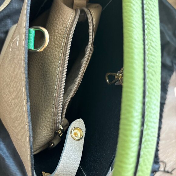 Small Leather Bag with Multicolored - Picture 4 of 10